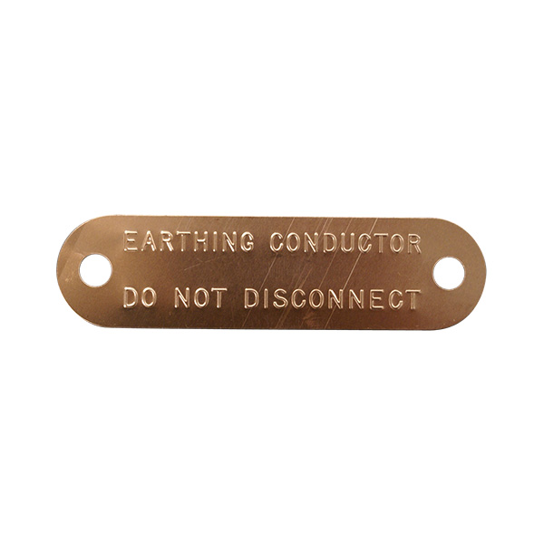 catenary copper tag